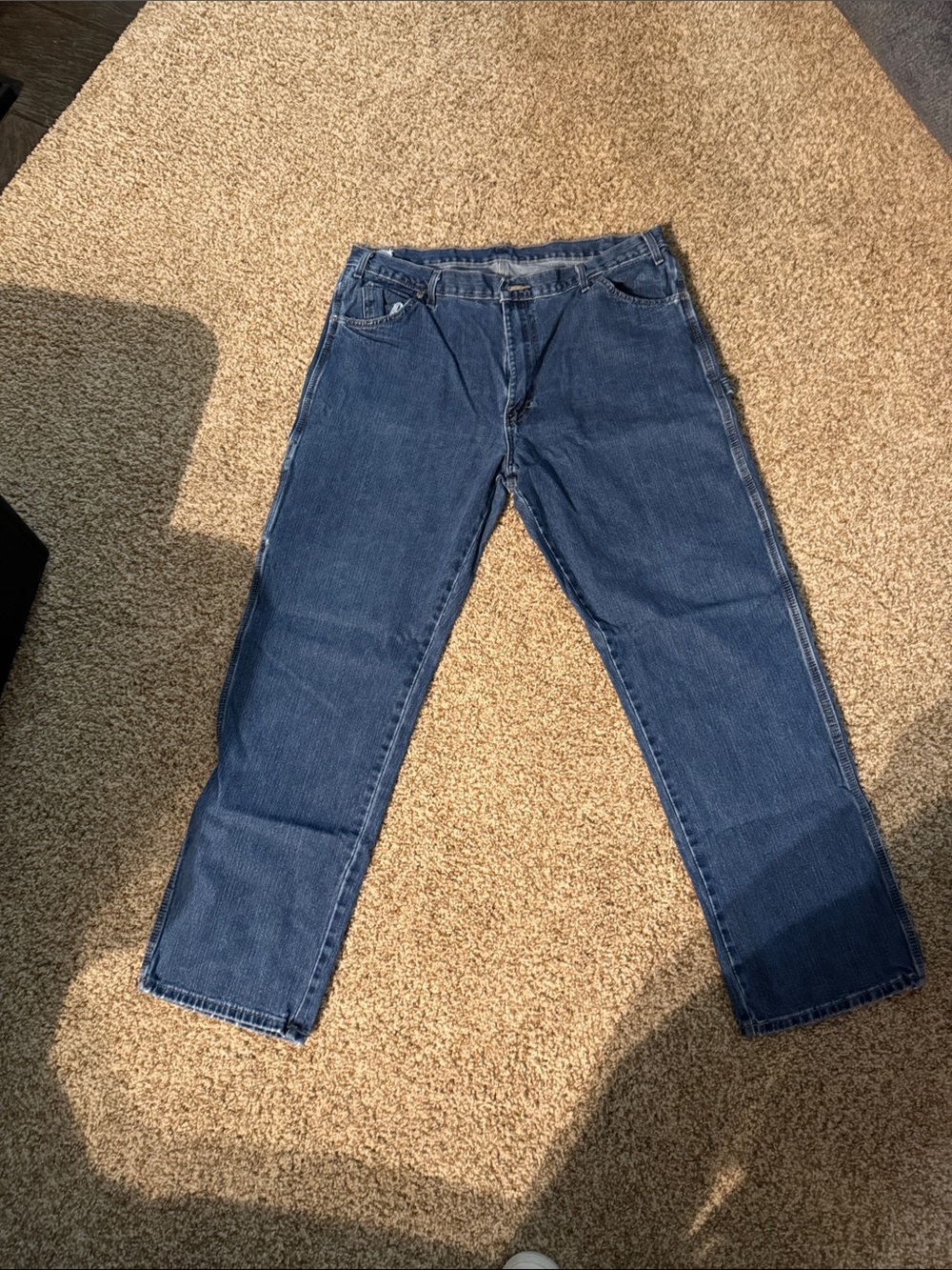 Dickies Men's Straight-Leg Jeans - Dark Blue
